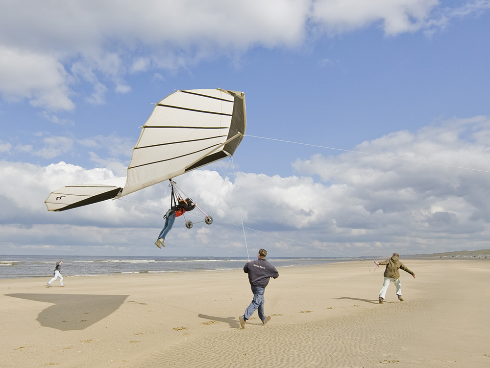 The Netherlands | Human Kite Flying